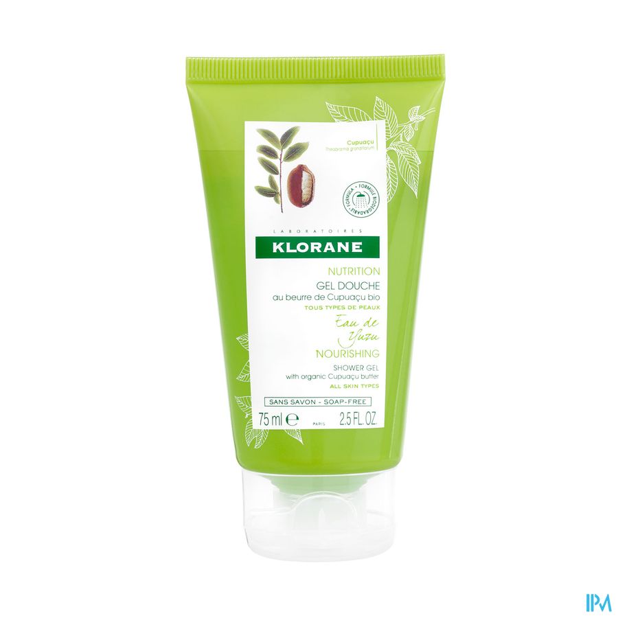 Klorane Lichaam Douchegel Yuzuwater 75ml