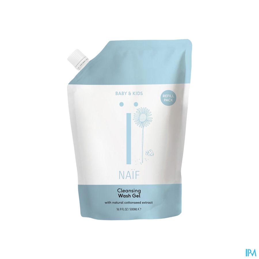 Naif Baby&kids Cleansing Wash Gel Navulling 500ml Naif Baby&kids Cleansing Wash Gel Navulling 500ml