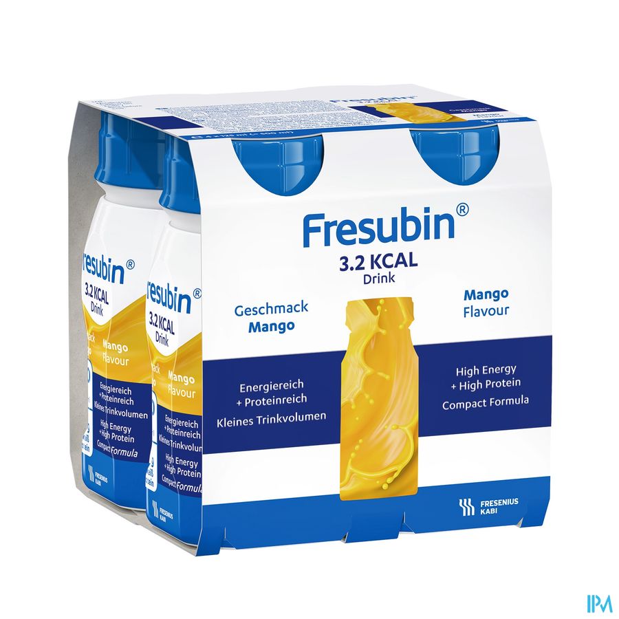 Fresubin 3,2 Kcal Drink 125ml Mangue/mango Fresubin 3,2 Kcal Drink 125ml Mangue/mango