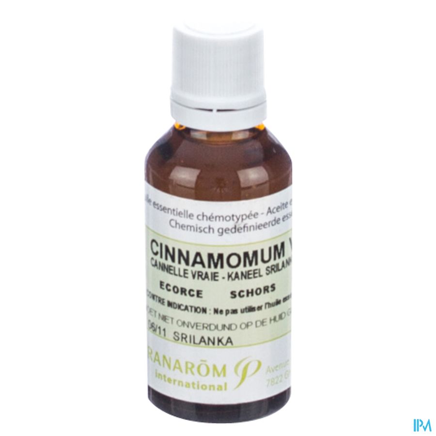 Kaneel Ceylon Schors Ess Olie 30ml Pranarom 1