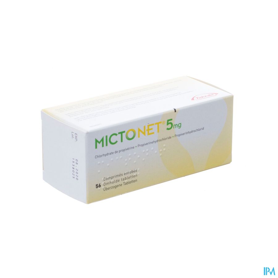 Mictonet 5mg Omhulde Tabl 56 Mictonet 5mg Omhulde Tabl 56