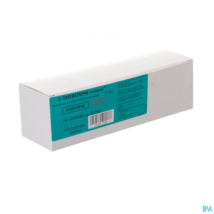 l-thyroxine 112 Tabl 25 Mcg Ud Nm l-thyroxine 112 Tabl 25 Mcg Ud Nm