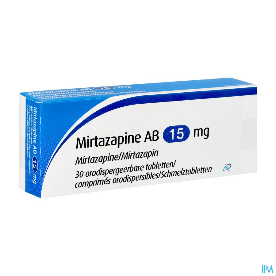 Mirtazapine Apotex 15mg Comp Orodisp 30 Mirtazapine Apotex 15mg Comp Orodisp 30