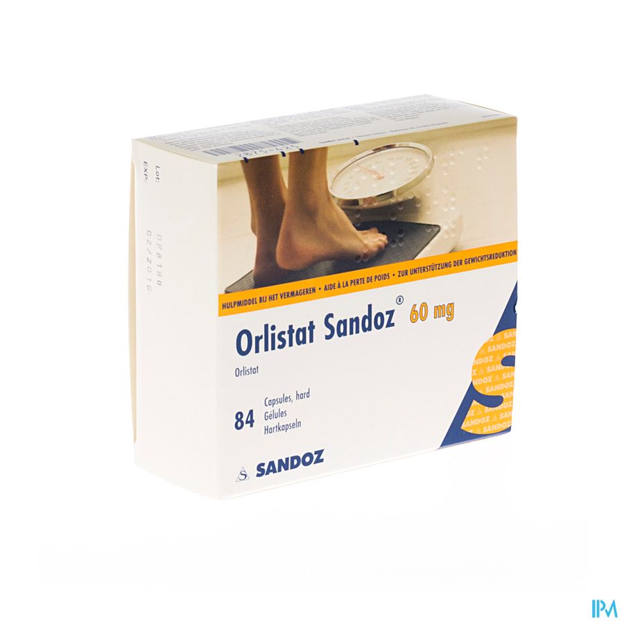 Orlistat Sandoz Harde Caps 84 X 60mg 2