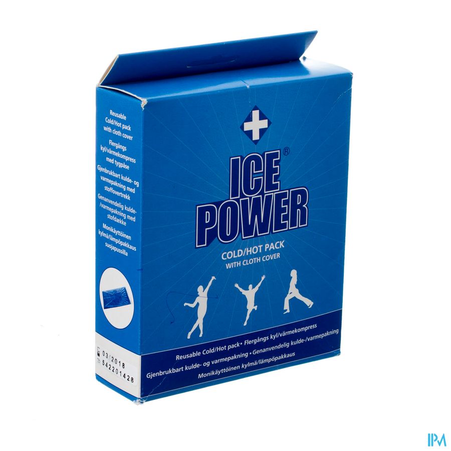Ice Power Cold/hot Pack Avec Housse 28x14cm Ice Power Cold/hot Pack Avec Housse 28x14cm
