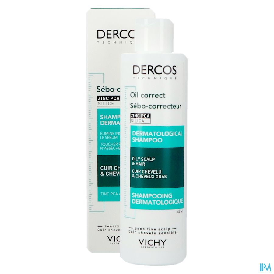 Vichy Dercos Verzorging Sh Sebum Regulerend 200ml 7