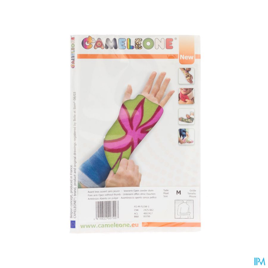 Cameleone Voorarm Open -duim Flower Power M 1 Cameleone Voorarm Open -duim Flower Power M 1