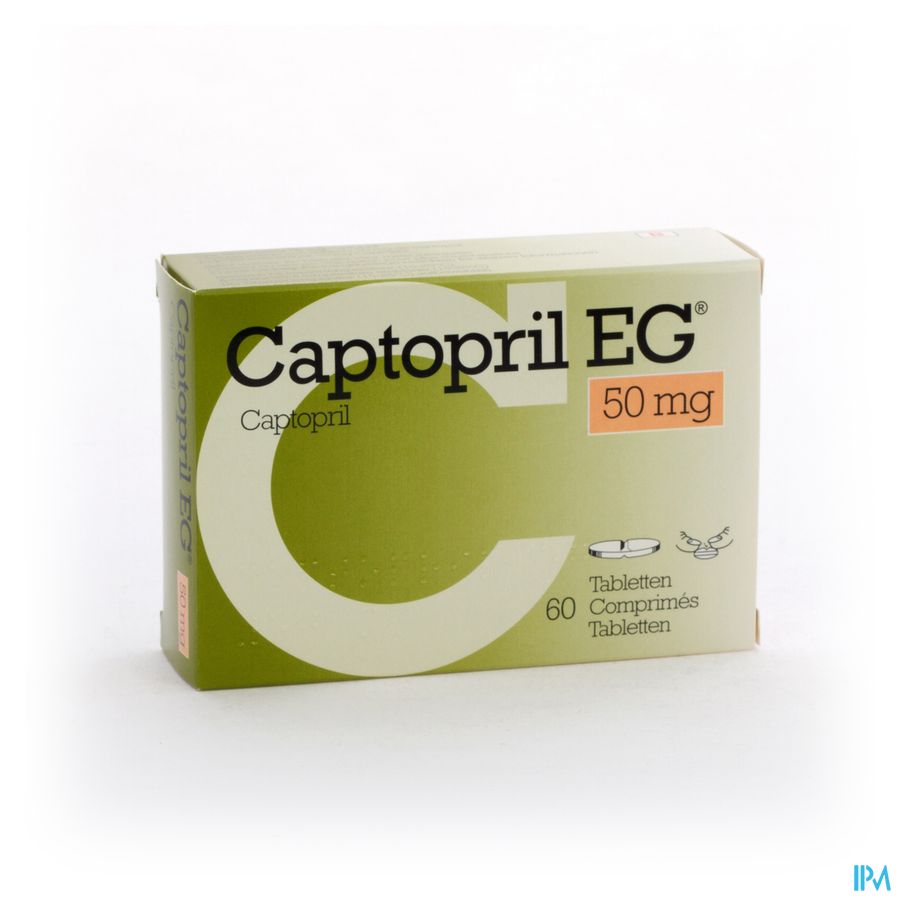 Captopril EG           Tabl 60X50Mg