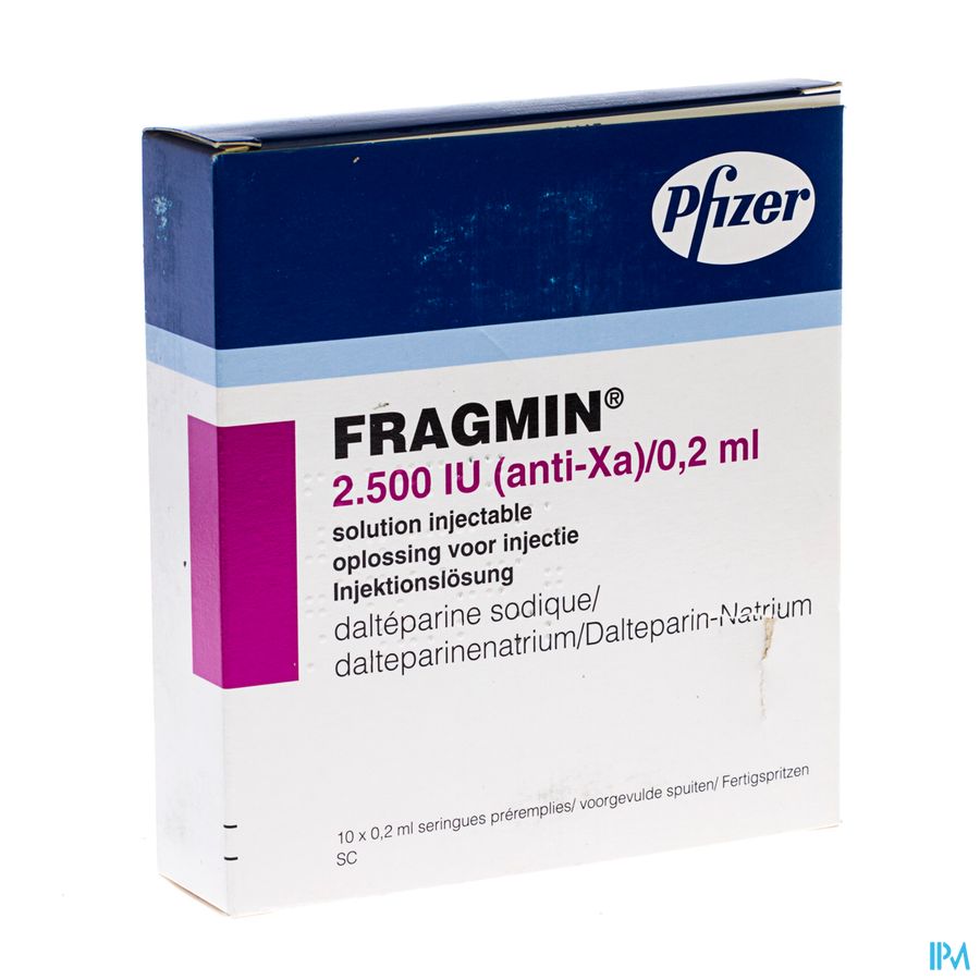 Fragmin Ser Sc 10x 2500u/0,2ml