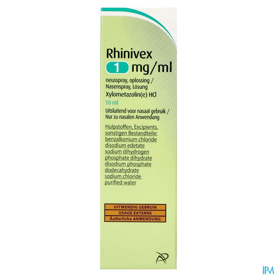 Rhinivex 1mg/ml Neusspray Opl 10ml 4