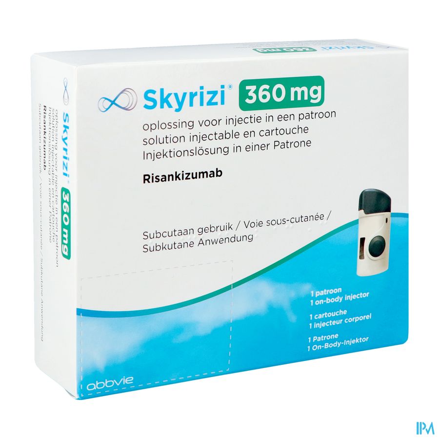 Skyrizi 360mg Opl Inj Patroon 2,4ml Skyrizi 360mg Opl Inj Patroon 2,4ml