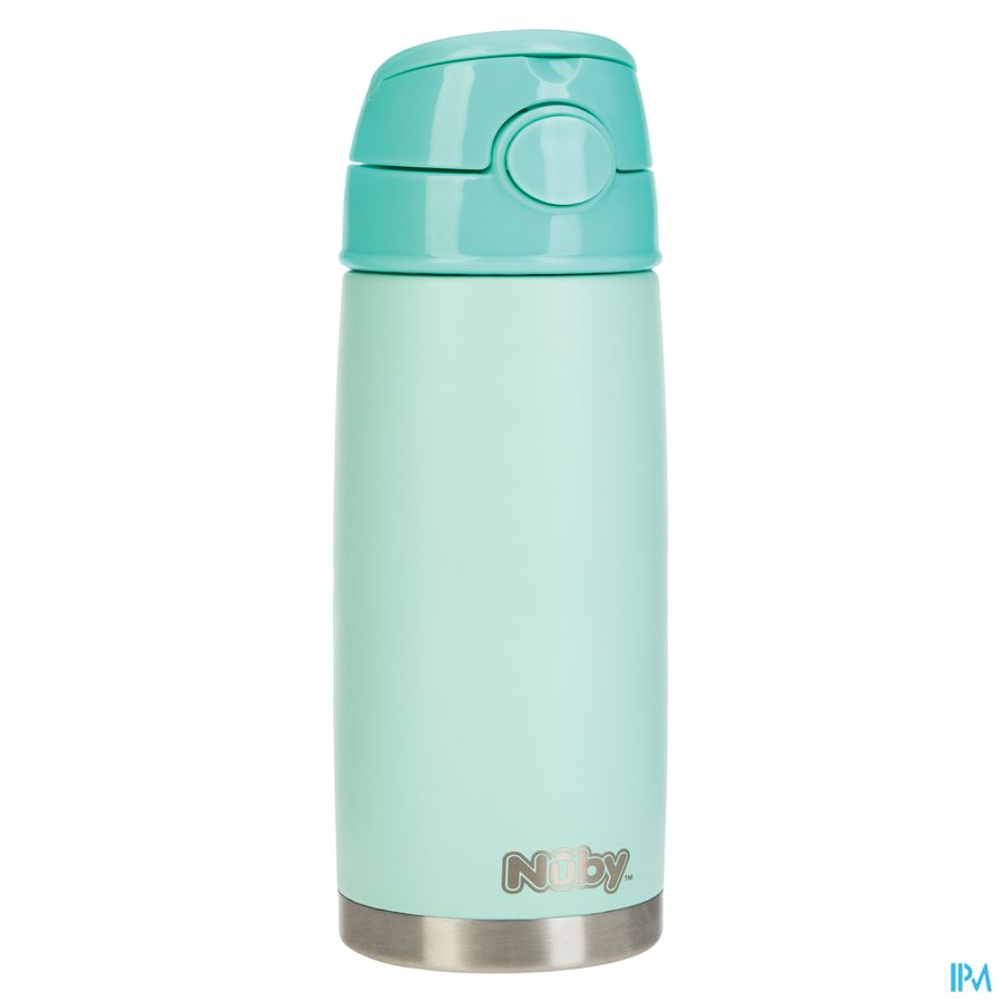 Nuby Pastel Thermosbeker Inox 420ml Groen 3j+ 5