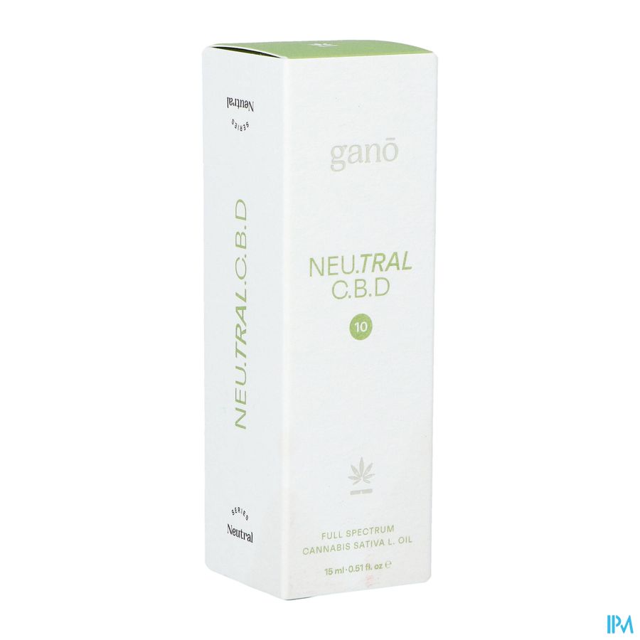 Gano Care Neutral 10% Cbd Oil 15ml Gano Care Neutral 10% Cbd Oil 15ml