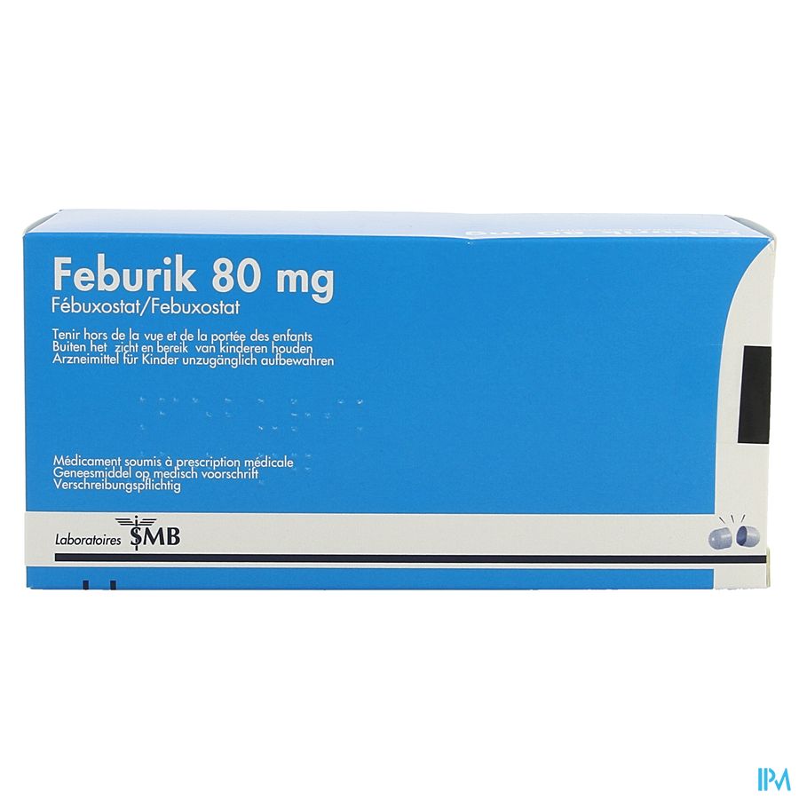 Feburik 80mg Omhulde Tabl 84 X 80mg 1
