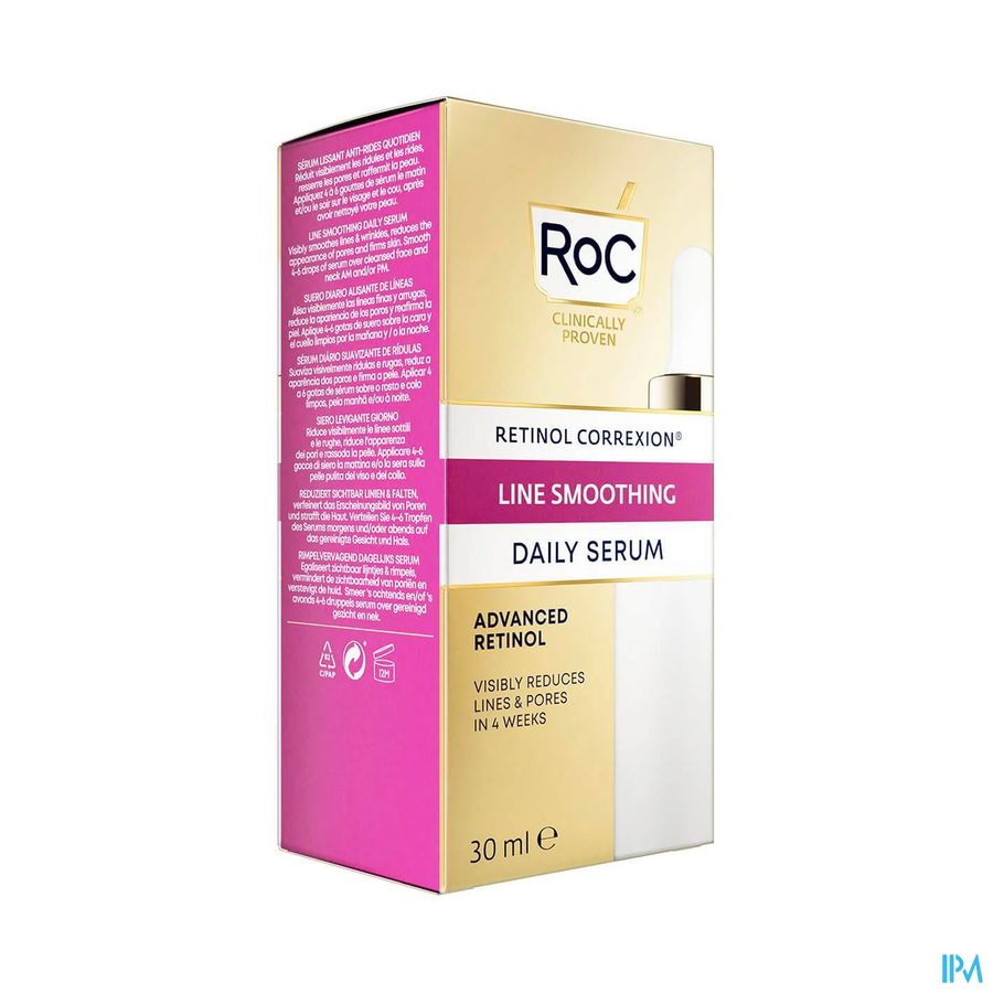 Roc Retinol Correx.line Smooth.daily Serum Fl 30ml Roc Retinol Correx.line Smooth.daily Serum Fl 30ml