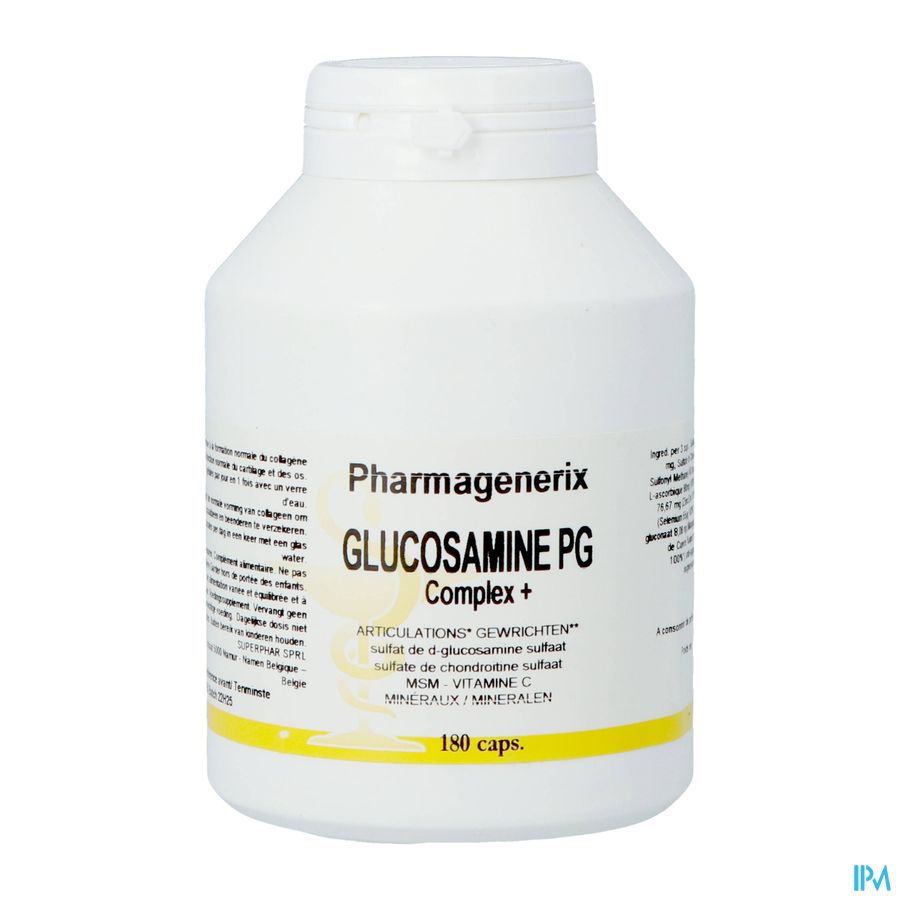 Glucosamine Complex Plus Pg Pharmagenerix Caps 180