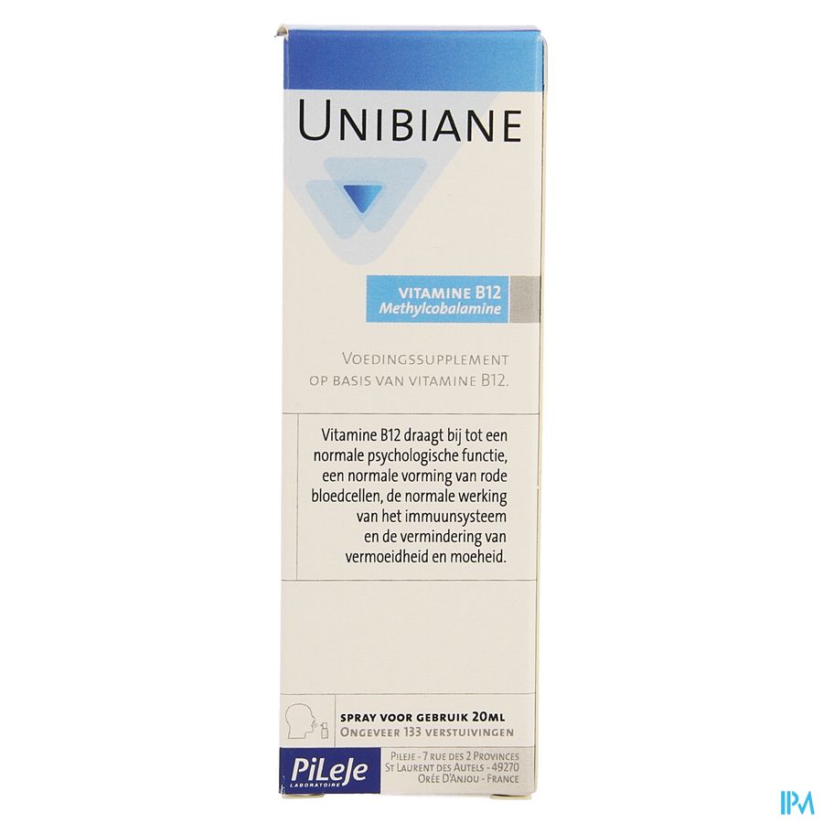 Unibiane Vitamine B12 Fl Pompe 20ml 2