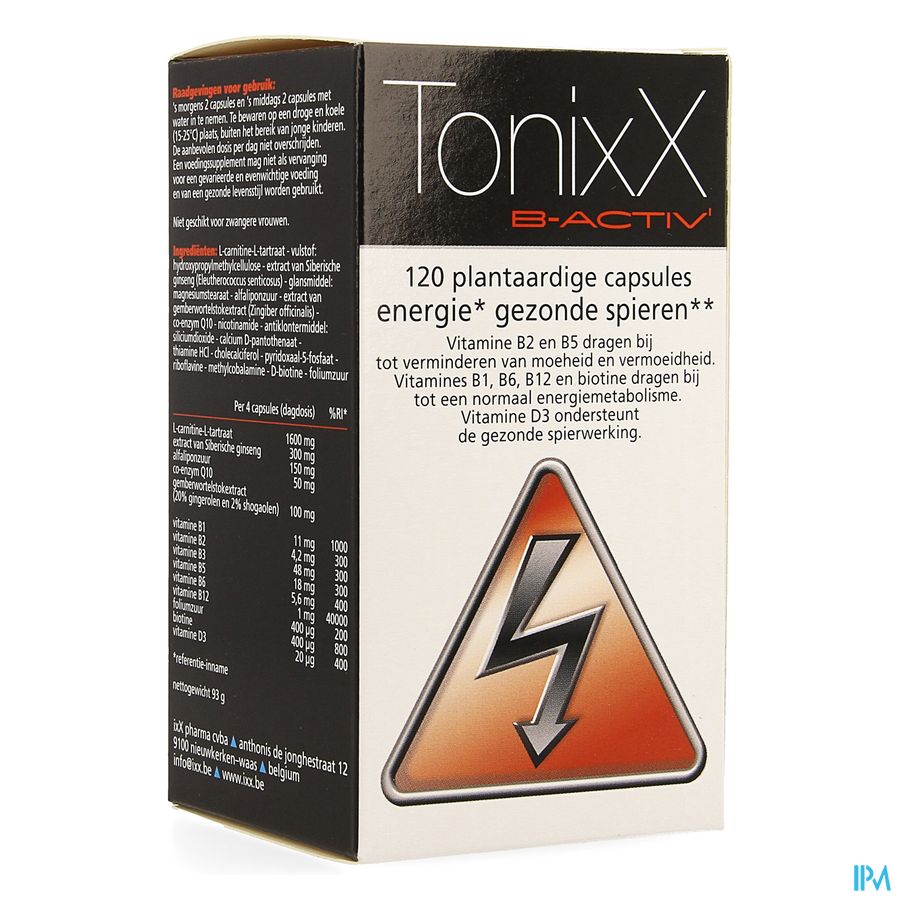 Tonixx B-activ Tabl 120 Nf