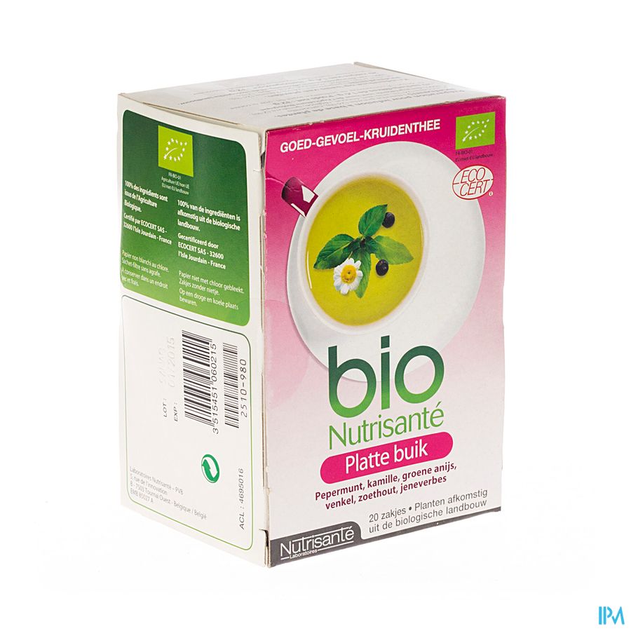 Infusie Bio Strakke Buik Zakje 20 Infusie Bio Strakke Buik Zakje 20