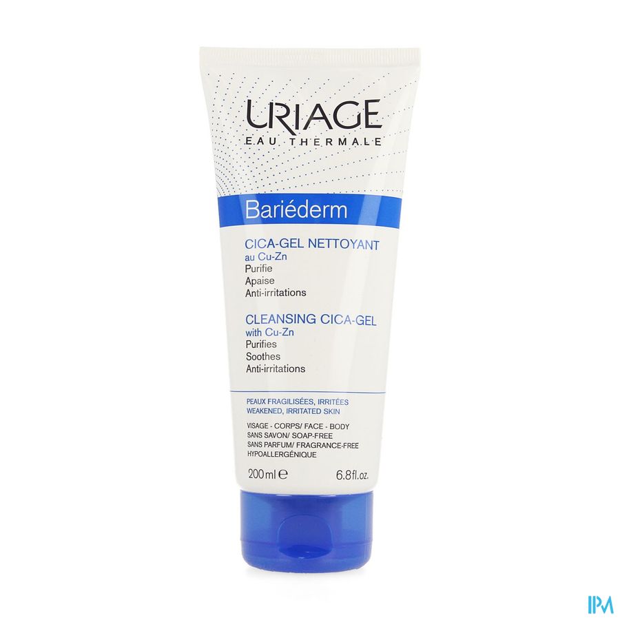 Uriage Bariederm Cica Gel Reinigend Tube 200ml