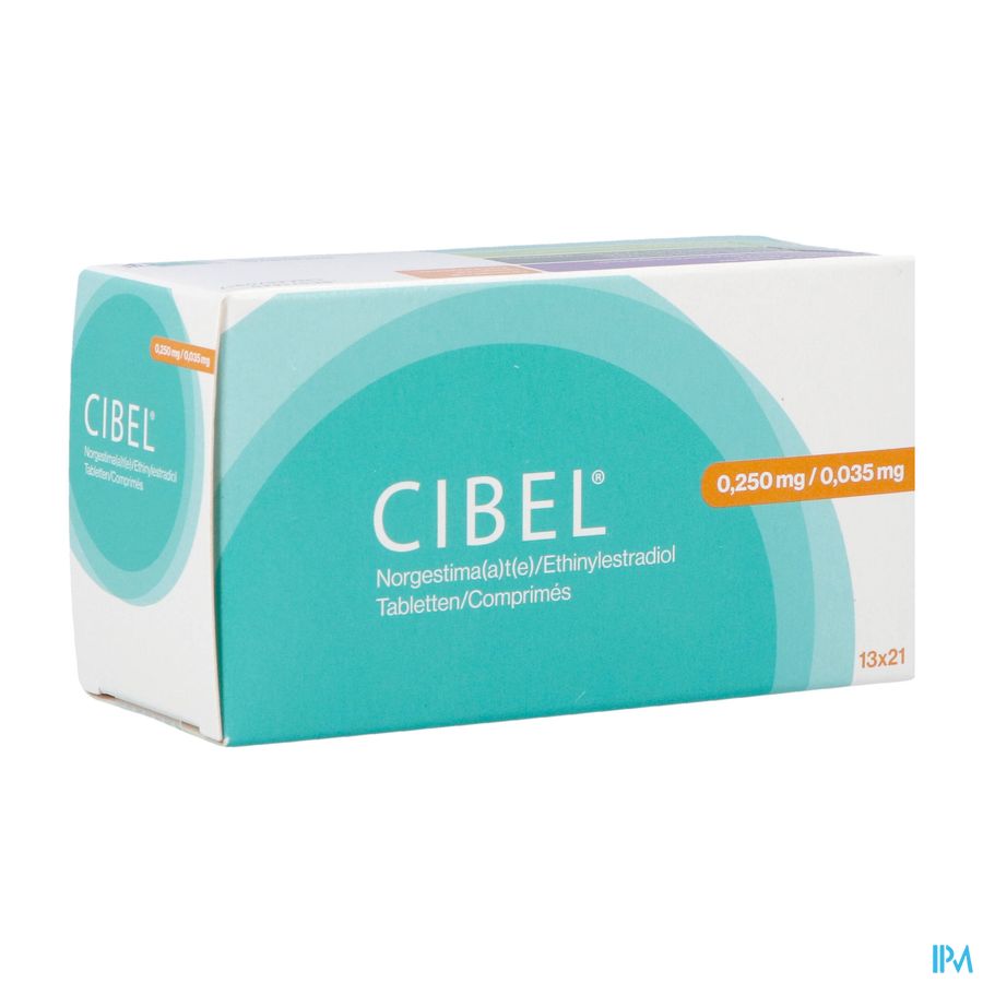 Cibel 0,250mg/0,035mg Tabl 13 X 21