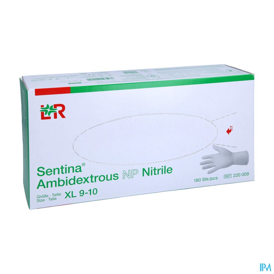 Sentina Ambidextrous Nitrile Handschoen Xl 200