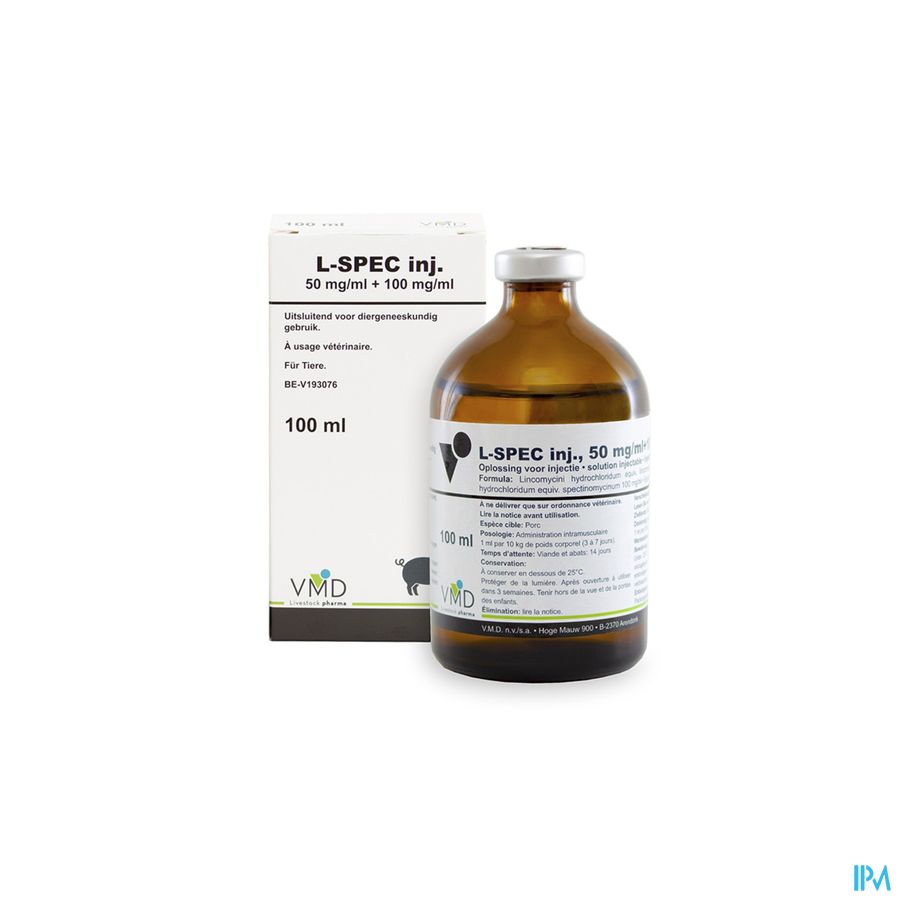l-spec 50mg/ml + 100mg/ml Opl Inj Im 100ml Vmd l-spec 50mg/ml + 100mg/ml Opl Inj Im 100ml Vmd