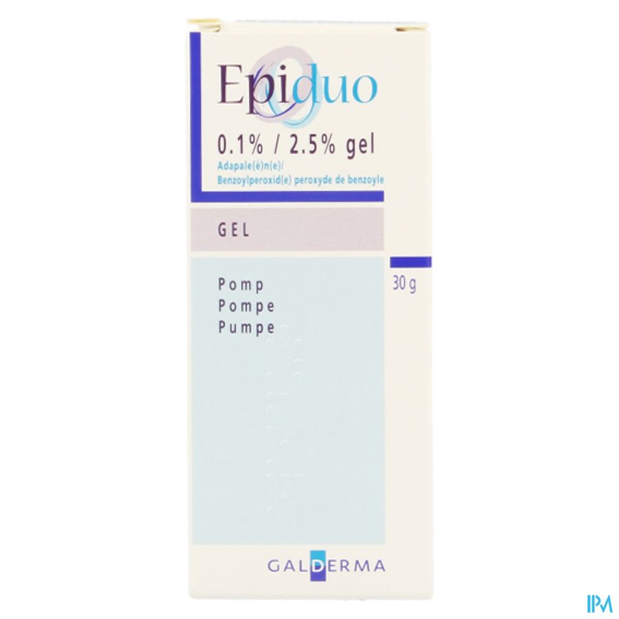 Epiduo 0,1% - 2,5% Gel Pomp 30g Epiduo 0,1% - 2,5% Gel Pomp 30g