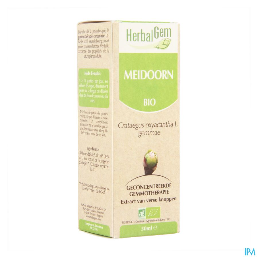 Herbalgem Meidoorn Maceraat 50ml Herbalgem Meidoorn Maceraat 50ml