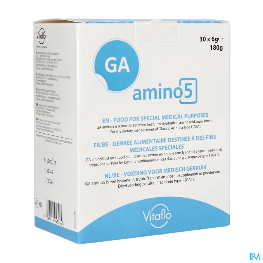 Ga Amino 5 Pdr Zakje 30x6g Ga Amino 5 Pdr Zakje 30x6g