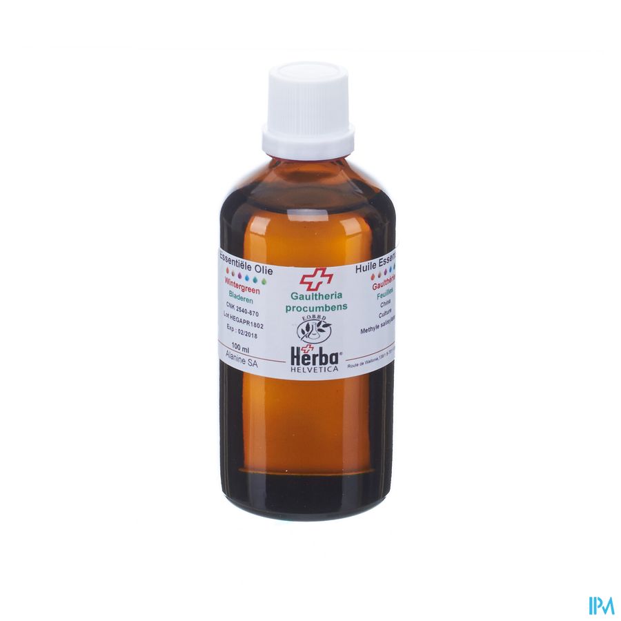 Gaultheria Procumb.herba Helv. Ess Olie 100ml Gaultheria Procumb.herba Helv. Ess Olie 100ml
