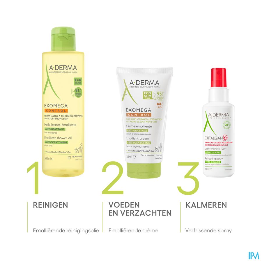 Aderma Exomega Control Creme Emolierend 400ml 10