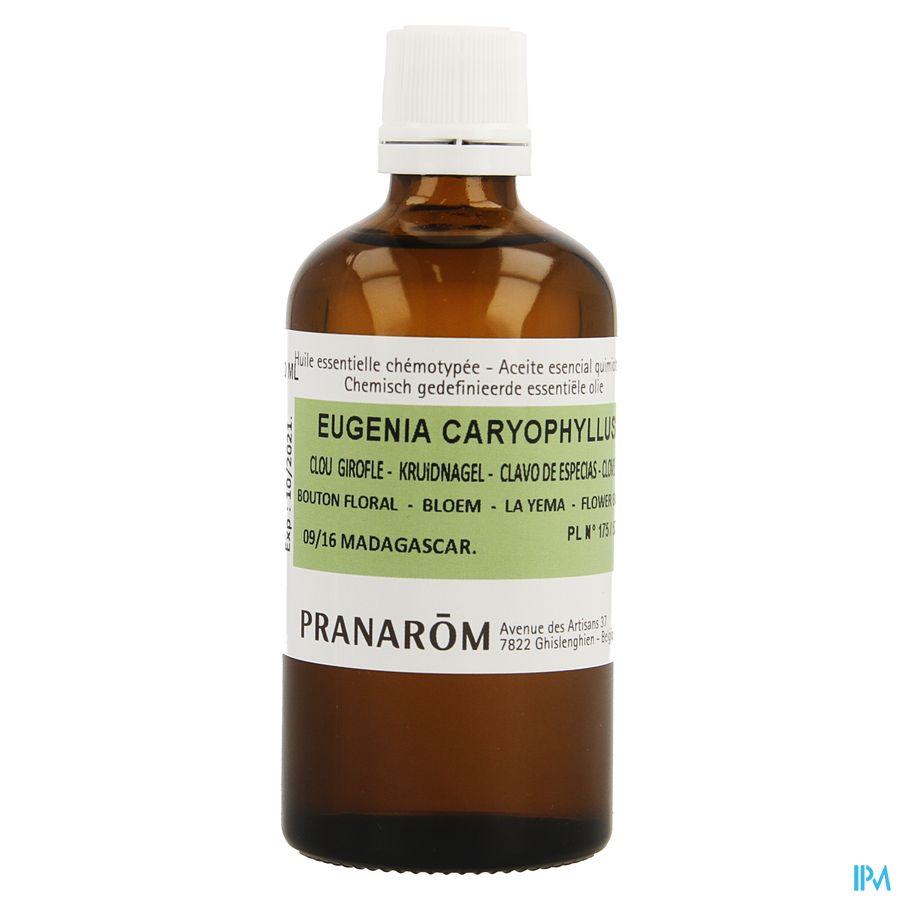 Kruidnagel Ess Olie 100ml Pranarom 2