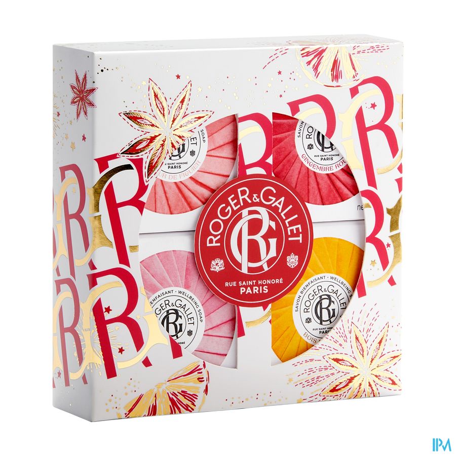 Roger&gallet Set Noel Multi 4 Savons 50g 4 Prod.