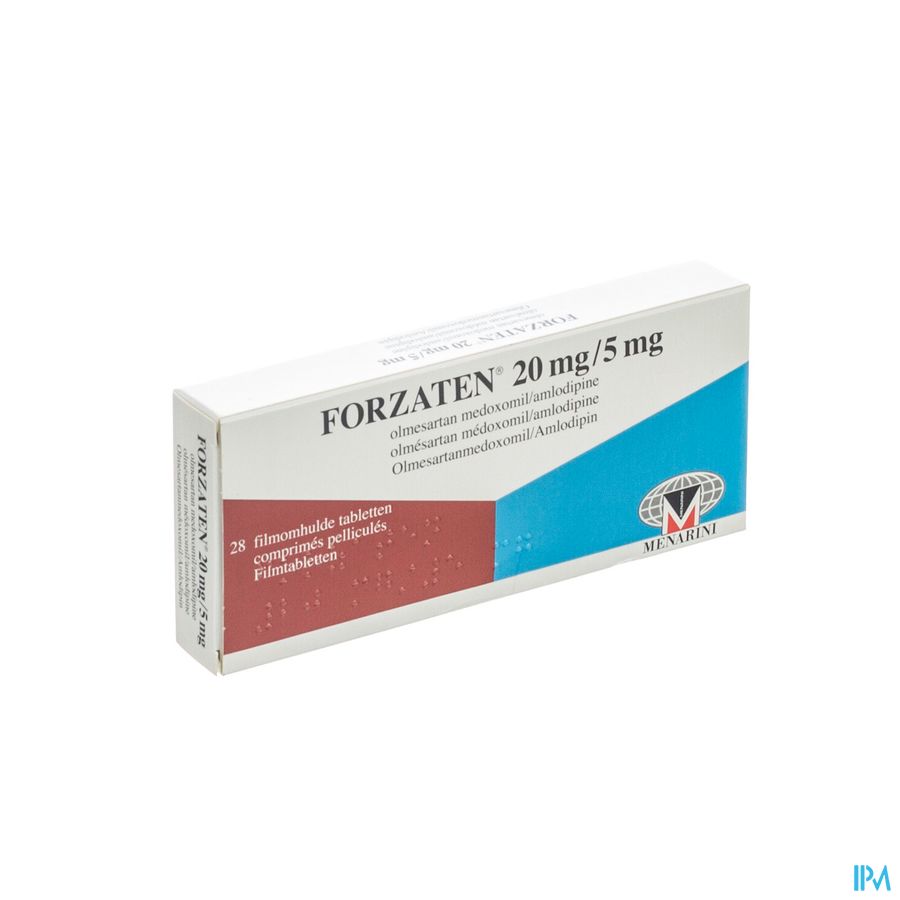 Forzaten 20mg/ 5mg Comp 28 X 20mg Forzaten 20mg/ 5mg Comp 28 X 20mg