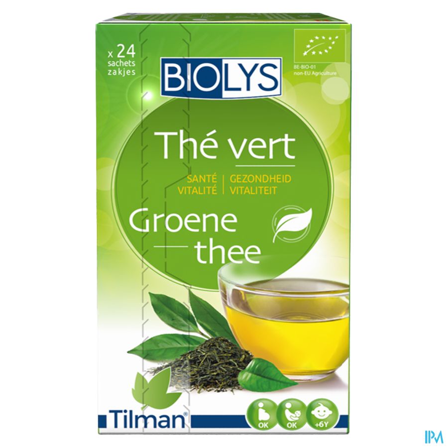 Biolys Groene Thee Sach 24 4