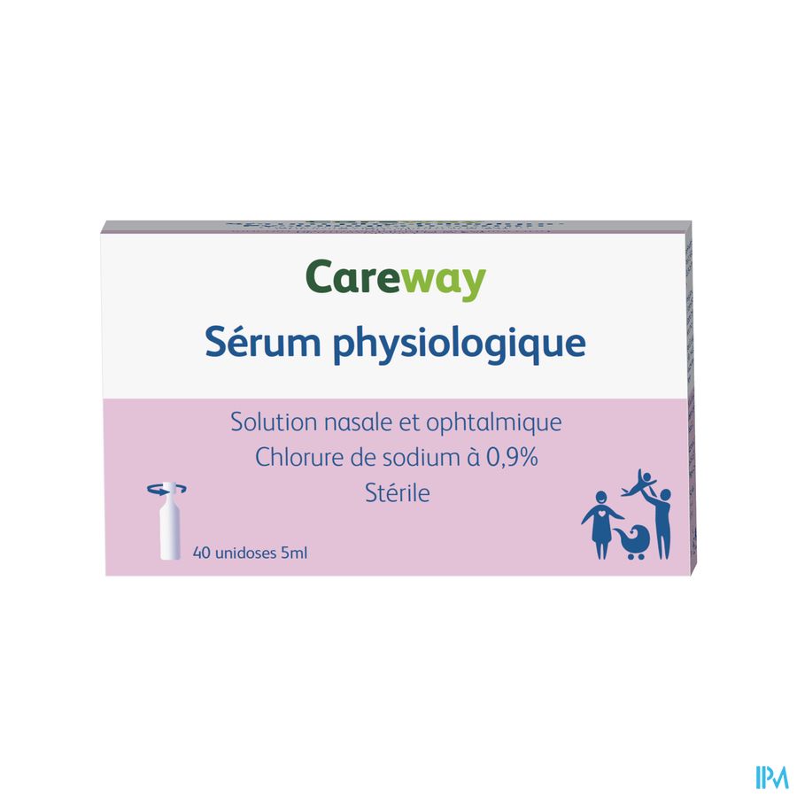 Careway Nasal Serum Physio Unidoses 40x5ml Careway Nasal Serum Physio Unidoses 40x5ml