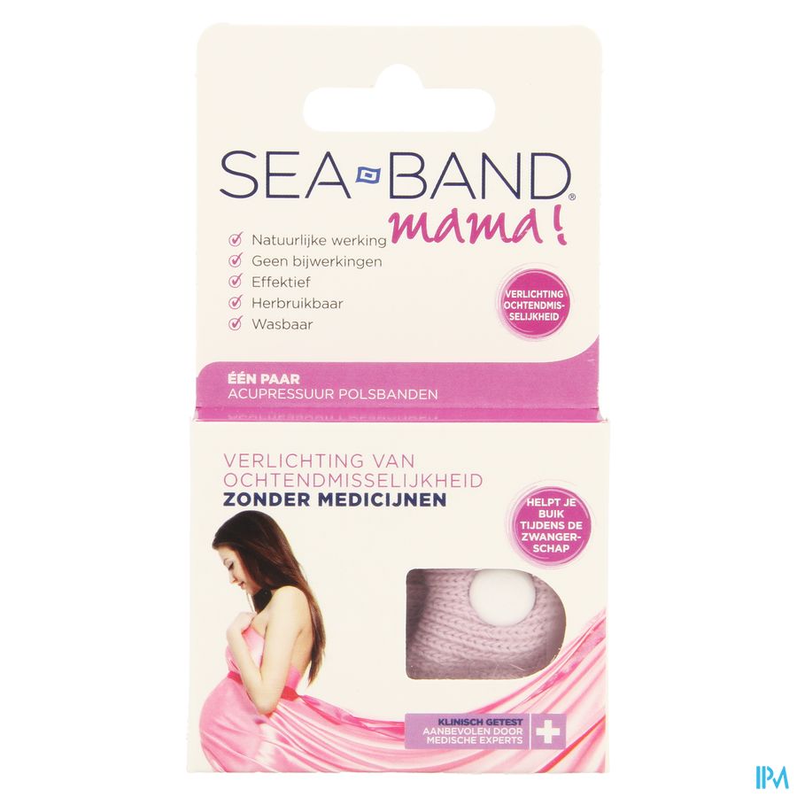 Sea Band Mama Zwangerschap Armband Lila 2 Sea Band Mama Zwangerschap Armband Lila 2