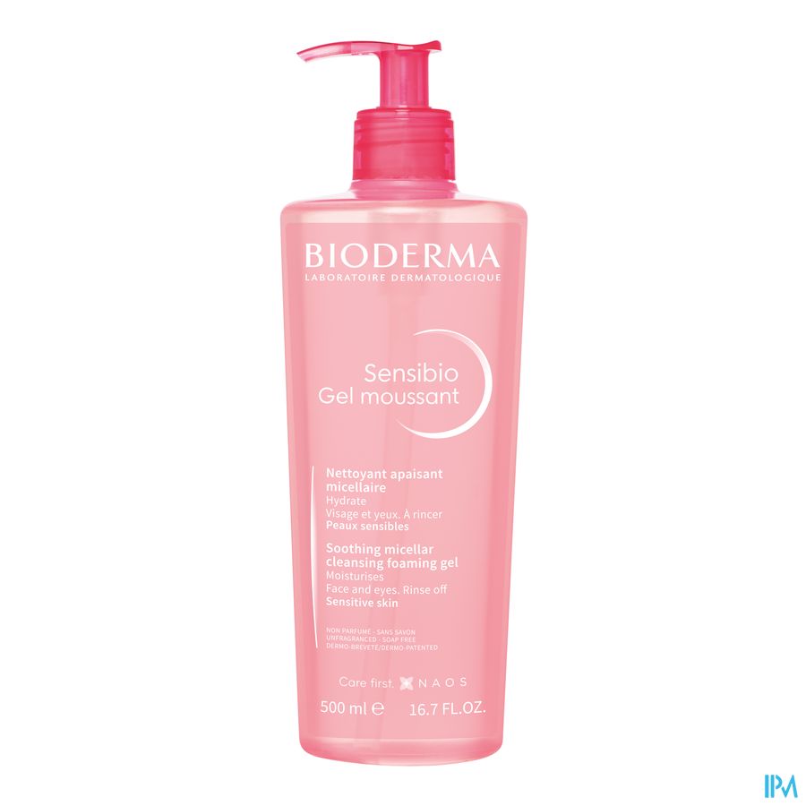 Bioderma Sensibio Gel Moussant Fl Pompe 500ml 2