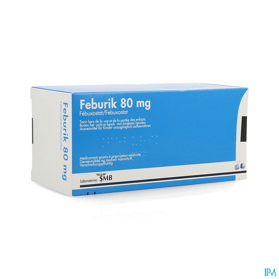 Feburik 80mg Omhulde Tabl 84 X 80mg Feburik 80mg Omhulde Tabl 84 X 80mg