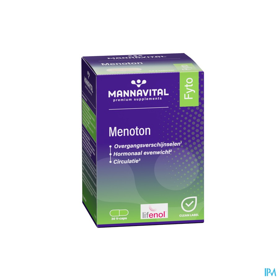 Mannavital Menoton V-caps 30 Nf