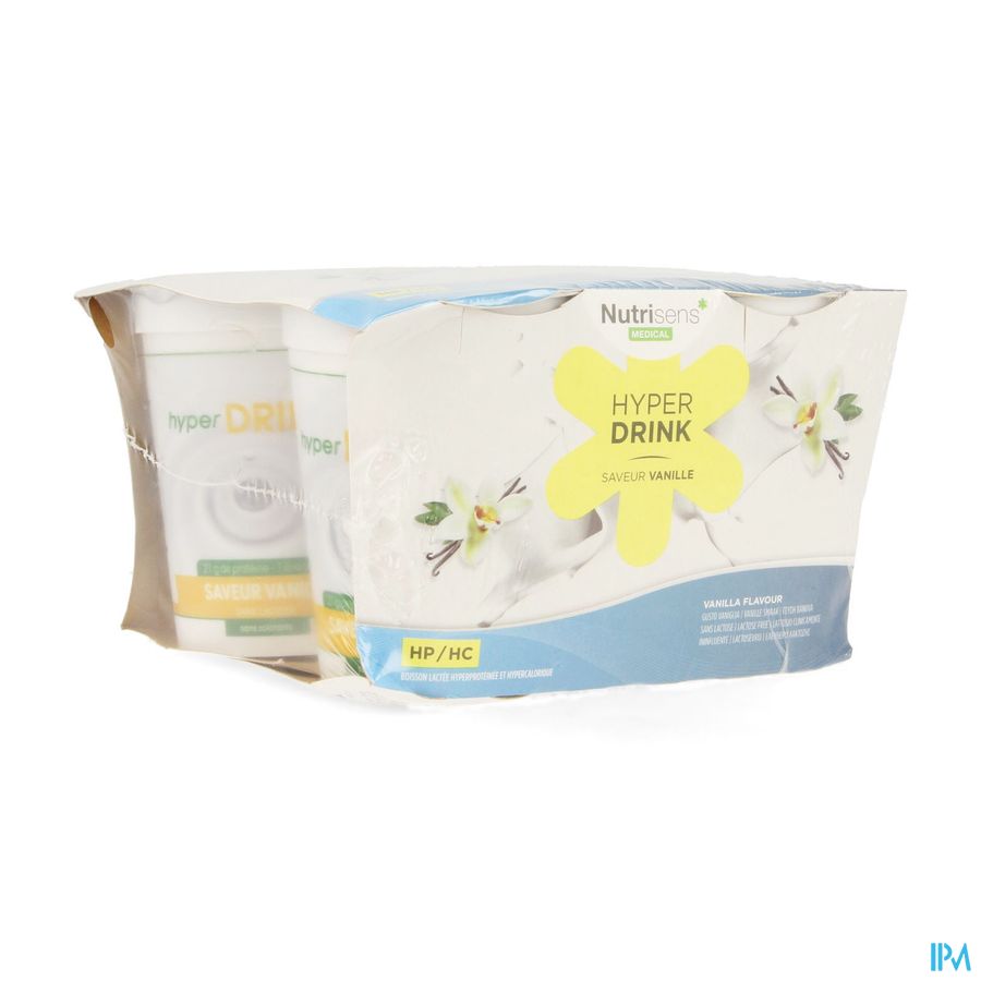 Hyperdrink Vanille S/lactose Pack 4x200ml Hyperdrink Vanille S/lactose Pack 4x200ml