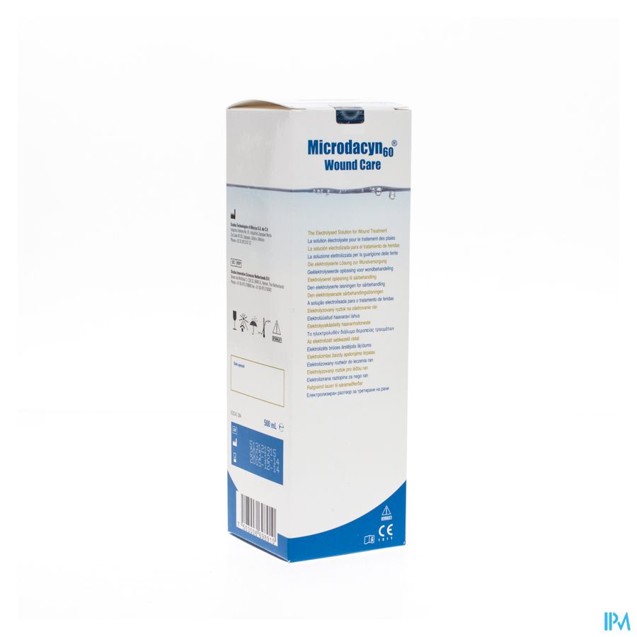 Microdacyn 60 Wound Care Sol Onepack500ml 44102-00 Microdacyn 60 Wound Care Sol Onepack500ml 44102-00