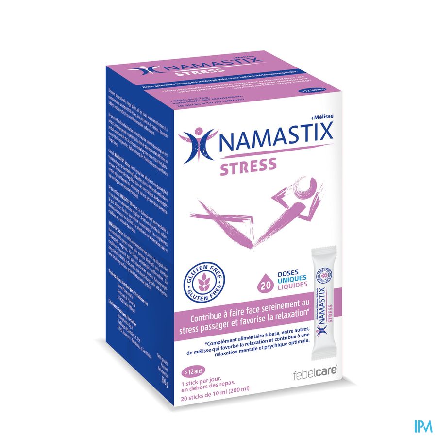 Namastix Stress Sticks 20x10ml Namastix Stress Sticks 20x10ml