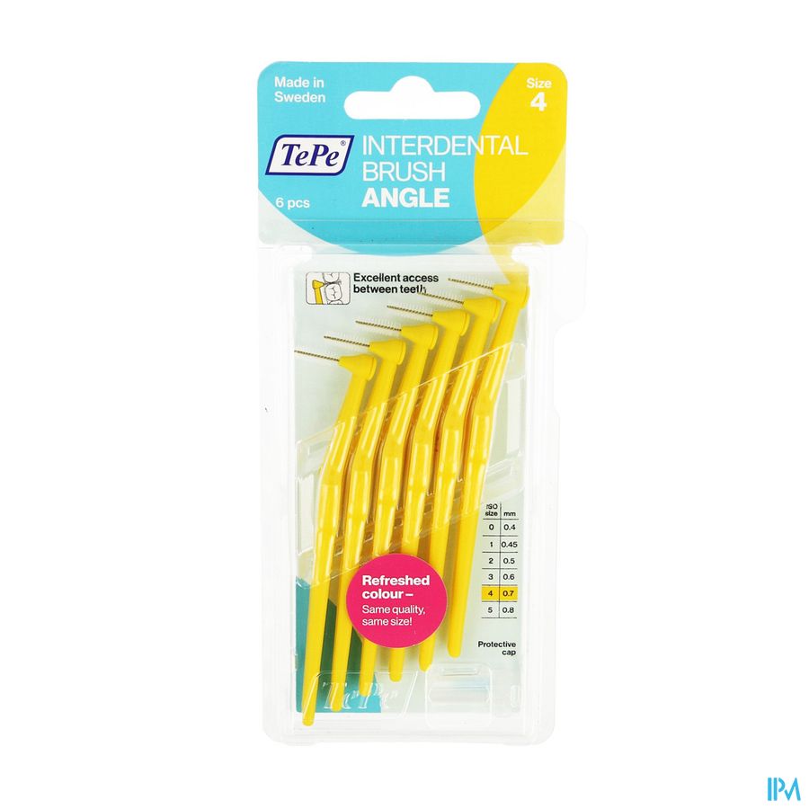 Tepe Angle Interdent. Ragers Yellow 0,8mm 6 154650 1