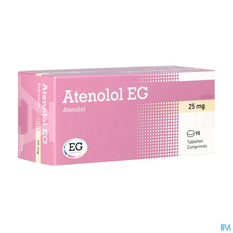 Atenolol EG 25Mg Tabl 98 Atenolol EG 25Mg Tabl 98