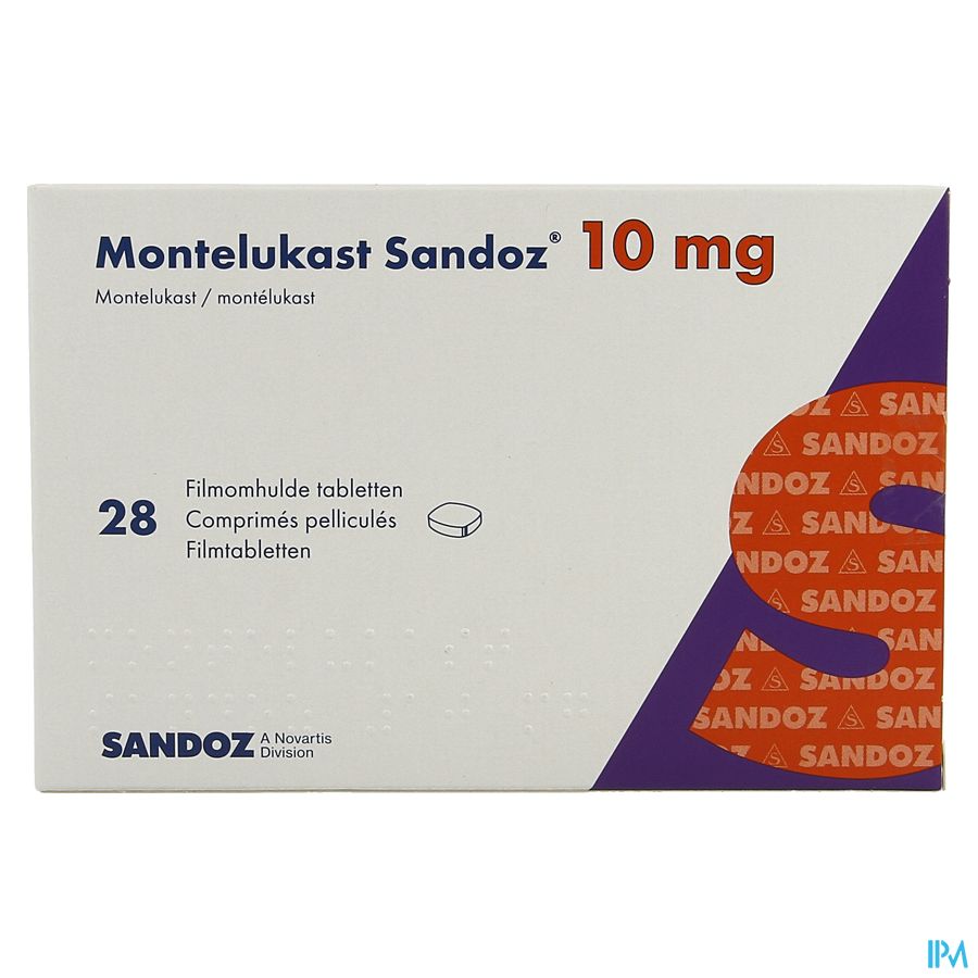 Montelukast Sandoz 10mg Filmomh Tabl 28 X 10mg 3