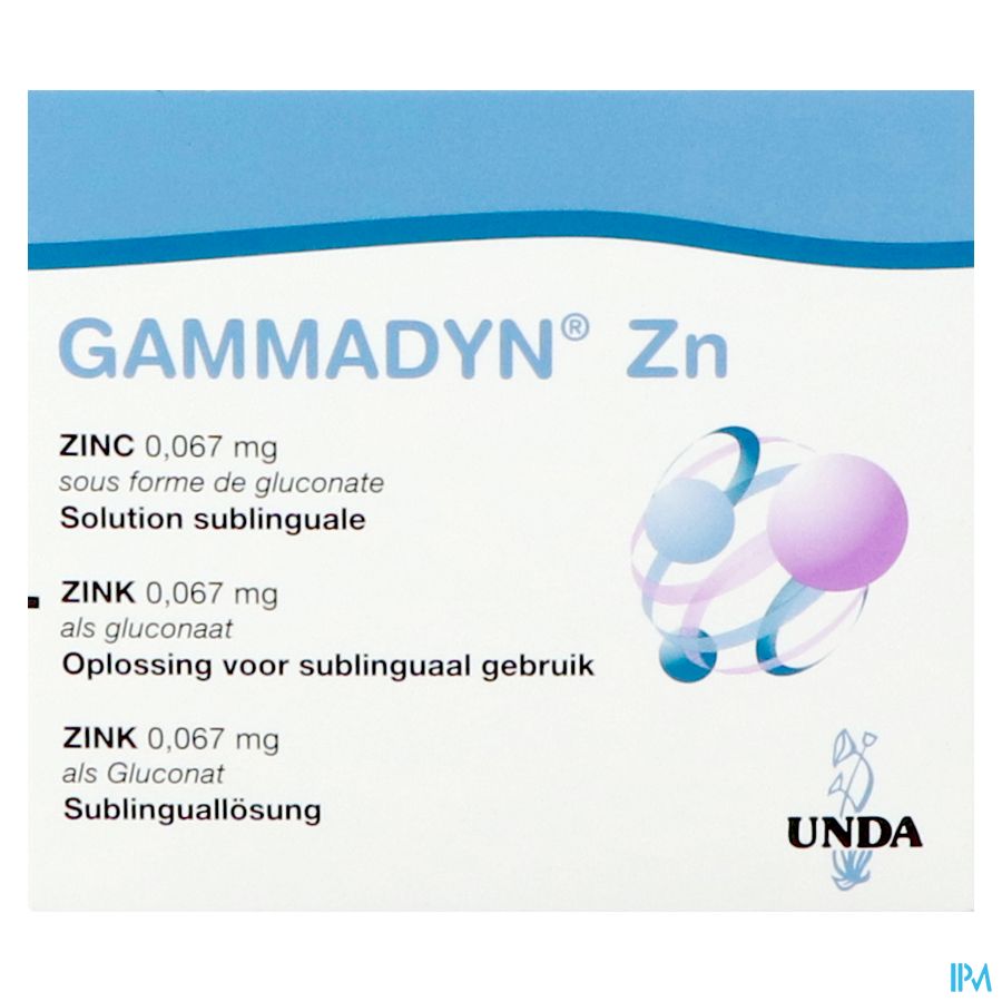 Gammadyn Amp 30 X 2ml Zn Unda 1