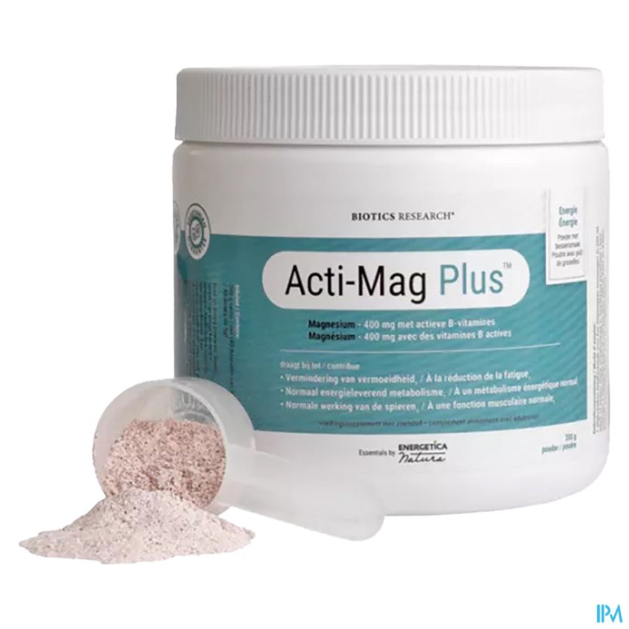 Acti-mag Plus Pdr Pot 200g 2