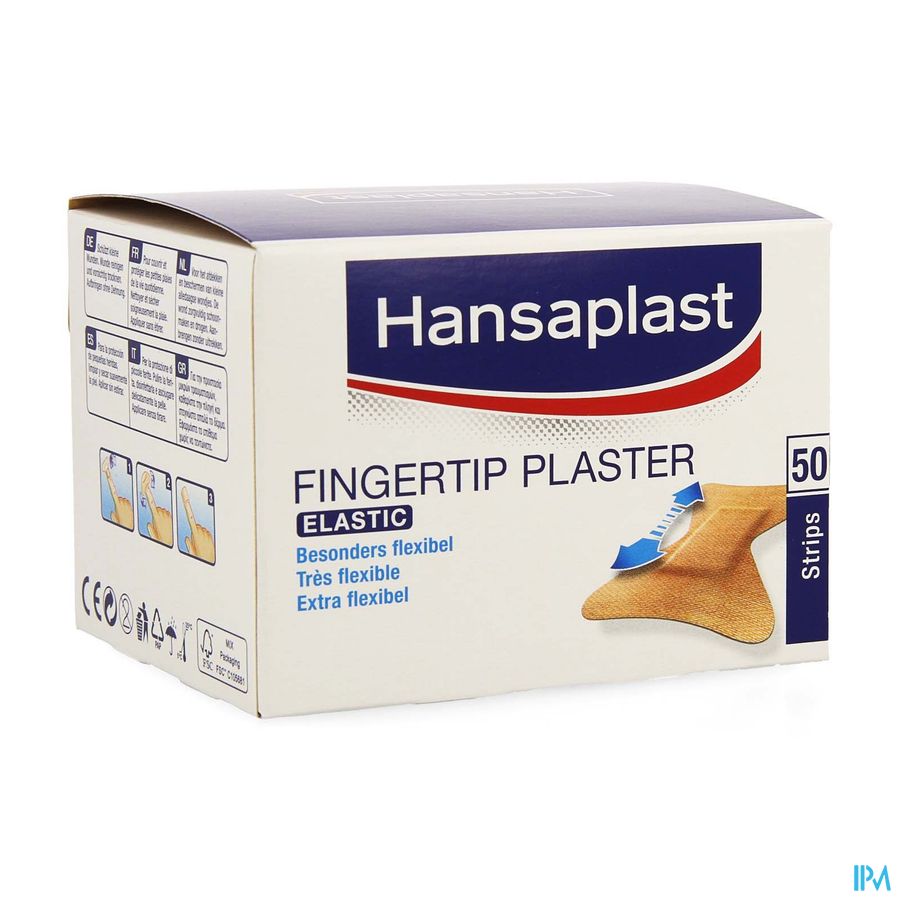 Hansaplast Elastic Fingertip Plaster Strips 50